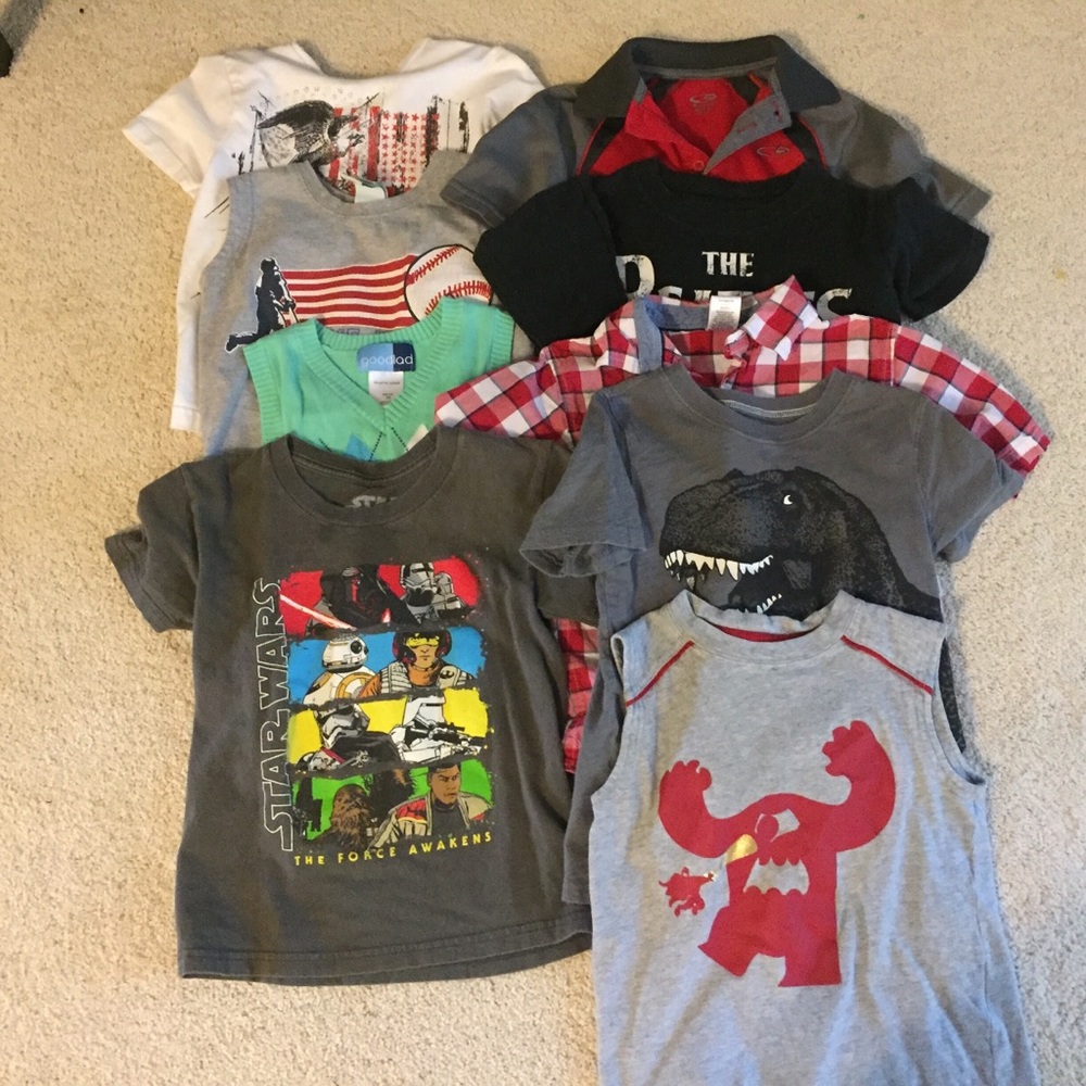 Lot of 9 Tees, 5T